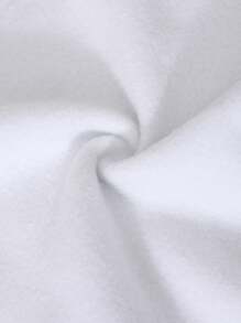 SHEIN Teen Girls Casual Chic Faux Pearl Embellished Thermal Lined Zip-Up Sweatshirt - Grey - View 7