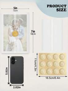 Pre-Folded Vellum Jackets For 5x7in Invitations, Vellum Wraps For Wedding Invitations, Transparent Paper Envelope Liners For Wedding Birthday Invitations Cards Wedding Birthday Decorations Gift Card Back To School - Rectangle - View 3