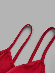 SHEIN EZwear 3入組女士短款緊身休閒背心，適用於夏季 - 彩色 - 查看 8