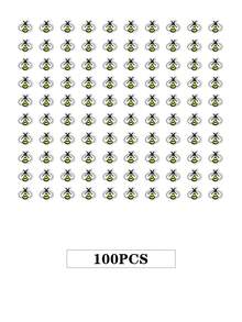 12pcs White Bumble Bee Embroidered Iron-On Patches For DIY Sewing And Crafts - Yellow - View 8