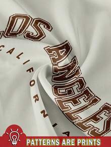 Attitoon 3 件加州字母图案圆领短袖短款 T 恤女式休闲夏季