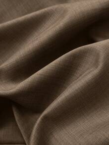 GlowEve CURVE Plus Size Women Contrast Waistband Straight Leg Pants Fall Cloth For Women - Brown - View 4