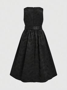 Plus Size Women's Elegant Traditional German Dress - Black - View 2