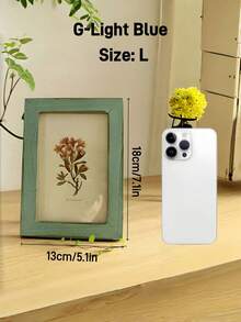 1 件相框，质朴的木制相框，复古 5 英寸照片架，农舍风格墙壁装饰，仿古饰面，适合家庭和办公室展示，家居装饰 - 米色 - 查看 23