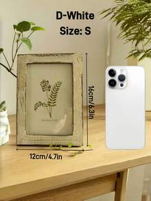 1 件相框，质朴的木制相框，复古 5 英寸照片架，农舍风格墙壁装饰，仿古饰面，适合家庭和办公室展示，家居装饰 - 米色 - 查看 24