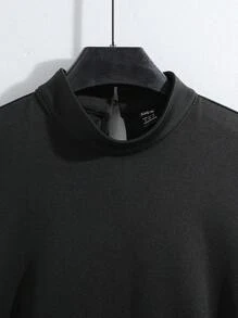 GlowEve Áo thun bó eo màu sắc Commuter thanh lịch - Đen và trắng - Xem 6