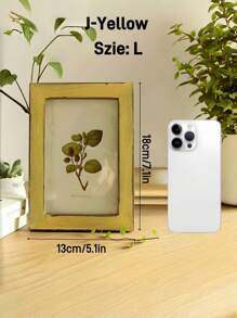 1 件相框，质朴的木制相框，复古 5 英寸照片架，农舍风格墙壁装饰，仿古饰面，适合家庭和办公室展示，家居装饰 - 米色 - 查看 17