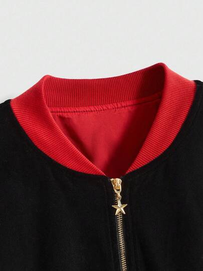 Goth Gothic Palace Style Women's Black Velvet Jacket With Heart, Gem, Crystal Teardrop, Star Embroidery And Square Neck Collar