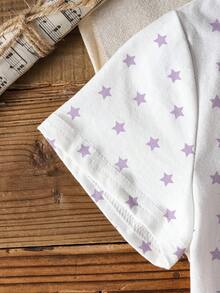 HELLO KITTY AND FRIENDS | SHEIN Young Girl Cute Cartoon Pattern Round Neck Short Sleeve T-Shirt, Summer