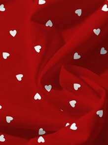 EMERY ROSE Áo sơ mi họa tiết trái tim cỡ lớn, phù hợp cho mùa hè, quà tặng tuyệt vời cho giáo viên - Nhiều màu - Xem 4