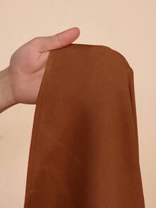 Veslaya 2025 Spring/Summer New Arrival Vacation Casual & Elegant Party & Daily Wear Fitted Solid Khaki V-Neck Raglan Sleeve Waist Tie Slit Hem Woven Textured Fabric Plus Size Maxi Dress