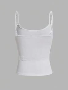 SHEIN EZwear 3件套女士性感露脐吊带背心，适合夏季、机场、街头、搭配、外出穿着 - 彩色 - 查看 6