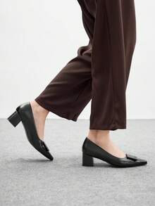 CUCCOO BIZCHIC 女士时尚黑色平底鞋 - 黑色 - 查看 8