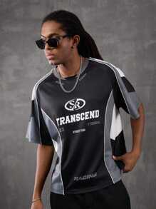 PAVTROS Manfinity Streetrush Men T-Shirts,Back To School - Black - View 4