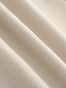 Franclia 通勤时尚百搭收腰双排扣金属纽扣撞色黑色饰边卡其色女式西装外套，优雅春秋季外套，女士商务休闲装，漂亮女士西装外套