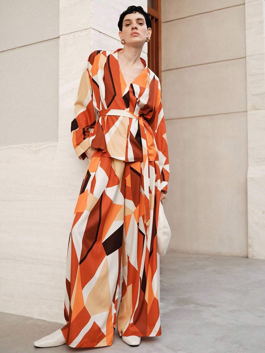 Uhlyne 万圣节女士两件套服装 - 棕色 - 查看 1