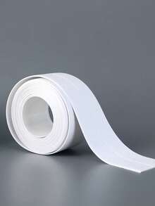 SHEIN 1 Roll Mold-Resistant PVC Self-Adhesive Sealing Tape, Waterproof Anti-Moisture Caulking Tape Seal Strip, Durable Acrylic Adhesive Backing, Suitable For Bathroom Tub, Toilet, Kitchen Sink, Wall Sealing - White - View 6