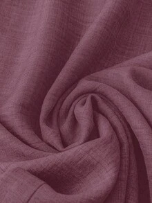 Linhara Plus Size Solid Color Knotted Casual Versatile Pants Fall Cloth For Women - Dusty Pink - View 4