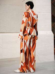 Uhlyne 万圣节女士两件套服装 - 棕色 - 查看 2