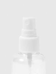 ROMWE Kawaii Set de 4 mini botellas de spray de PET transparente con diseño de niña de dibujos animados, contenedores recargables para maquillaje y perfume - Multicolor - Ver 7