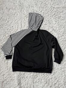 Sunspun Halloween Plus Size Sweatshirts Vintage Fall Cloth For Women Winter Autumn - Black and White - View 2