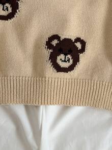 Blossori Young Boys' French Elegant Animal Pattern Pullover Sweater,In Fall/Winter - Multicolor - View 6