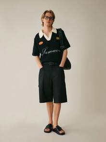 Solecia 2025年夏季男士休闲简约系带凉鞋，时尚沙滩拖鞋 - 黑色 - 查看 3