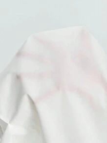 Lumivelle 女式V领长袖系带下摆衬衫，秋季 - 白色 - 查看 11