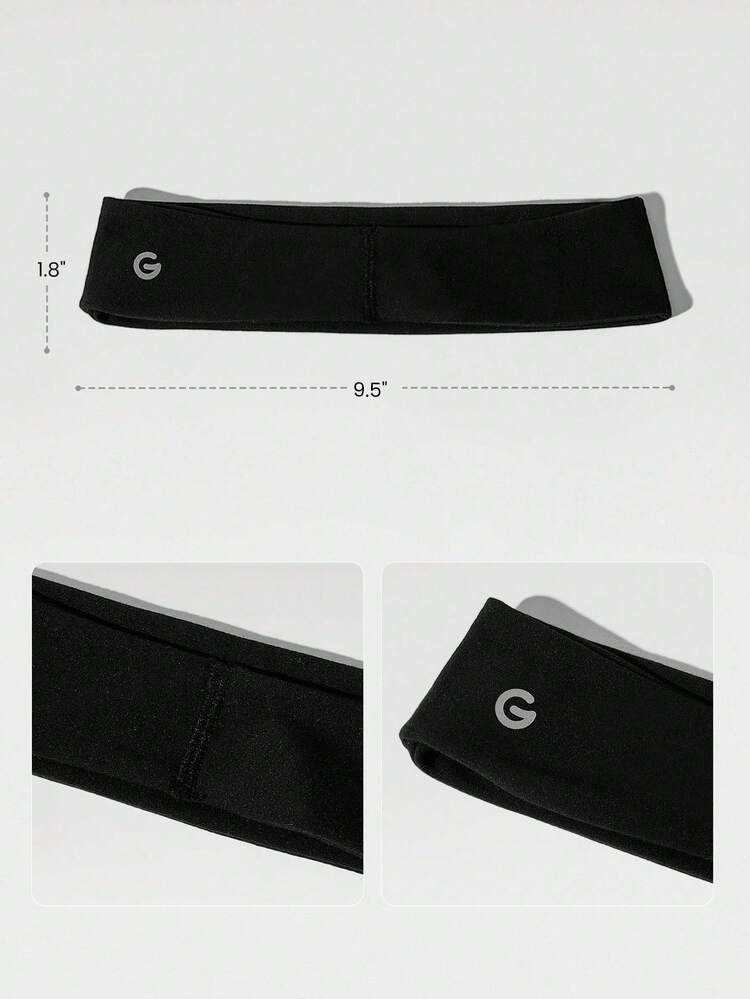 FeatherFit™ Warm-Up Sweat-Wicking Stretchy Non-Slip Grips Headband Yoga Pilates Gym Workout Training Daily Active Wear