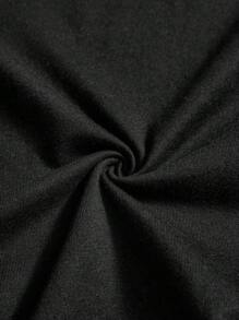 Slaydiva 3pcs MILANO Casual Basic Solid Color Long Sleeve Cropped Top, Camisole, And Loose Pants Women Suit Set Wide Leg Pants Set 2 Pieces Casual Set Women 2 Pieces Lounge Set Women Two Pieces Set Women Pants Two Pieces Set,Fall - Black - View 7