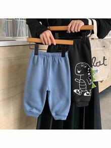 2件套男童针织可爱恐龙图案休闲裤套装 - 彩色 - 查看 6