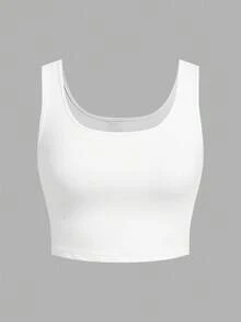 Tseoso 3pcs/Set Casual Slim-Fit Women's Camisole Tops, Black, White & Brown, 95% Cotton, Suitable For Summer, Vintage, Cute Summer Tops, Softgirl, Summer Outings, Home, Back To School, Fall Women Clothes, Versatile 3 Pack Crop Tops Basic Crop Tops Tight Fitting Crop Tops Crop Tank Tops Brown Crop Top