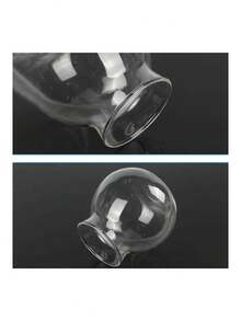 1pc 16.91oz Airtight Glass Storage Jar With Bamboo Lid Multi-Purpose Round Container For Tea, Snacks Etc. - Easy Clean Kitchen Organizer