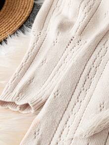 Franclia Váy phong cách lãng mạn kiểu Pháp thông thường dành cho nữ - Màu be - Xem 3