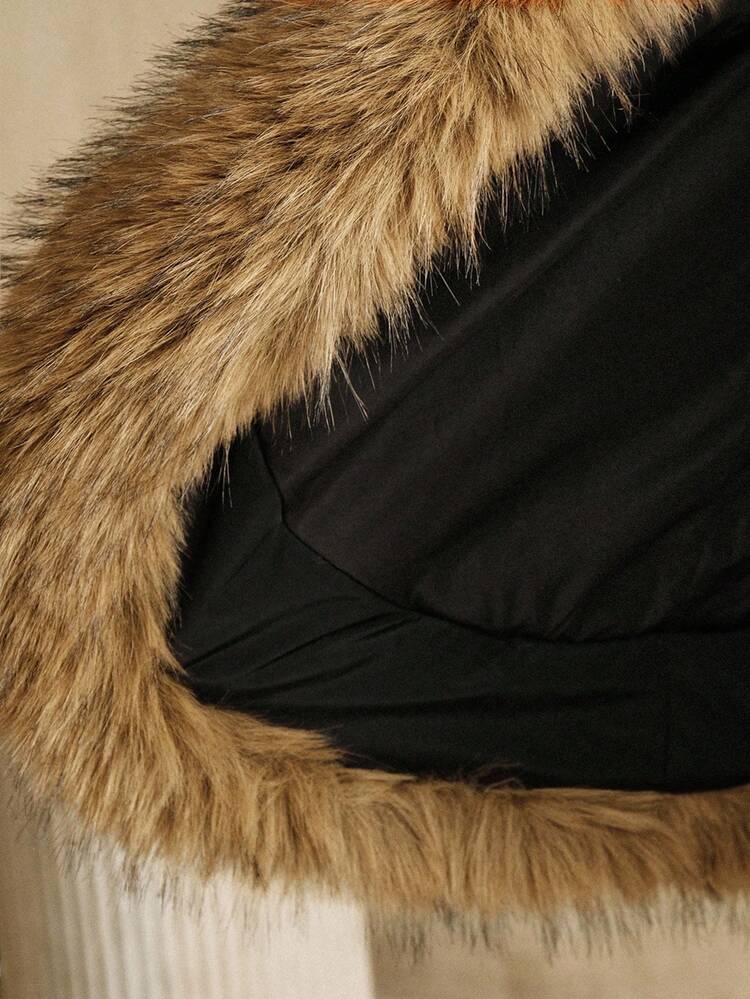 Women's Comfortable Thick Fur Collar Fashion Jacket