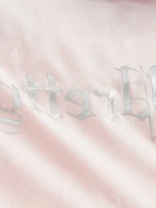 Y2Kool BiGraphic 毛绒斑马纹、动物纹、箔面、性感、酷炫、Y2K风休闲女式短款毛绒上衣，适合秋冬季、度假、夜店、聚会、派对、日常穿着。粉色猎豹纹、粉色针织衫、粉色抹胸、粉色豹纹、粉色Y2K风上衣、印花上衣，时尚服装系列，新年穿搭。 - 粉色 - 查看 4