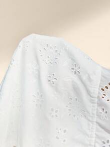Almamuse Women's Elegant Embroidered Long Sleeve Cardigan And Skirt White 2-Piece Set Fall Cloth For Women - White - View 7