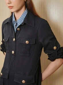 Avenne Fashionable Unisex Straight Pocket Dress, Sleeveless, Summer