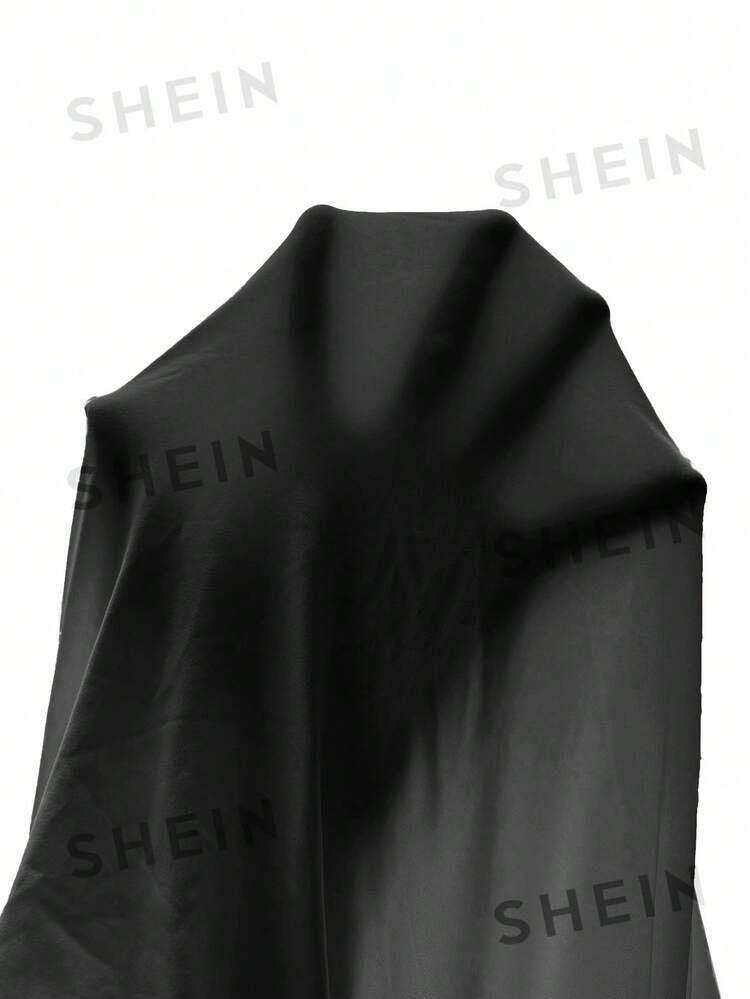 KIZN エレガントなイブニングマキシドレス ドレープデザイン 高スリット ロングフォーマルガウン プルスルーディテール フロアレングス パーティー ウェディングゲスト 特別な機会のドレス