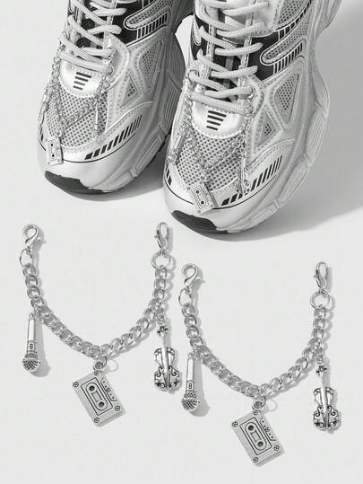 Grunge Punk Décorations de chaussures