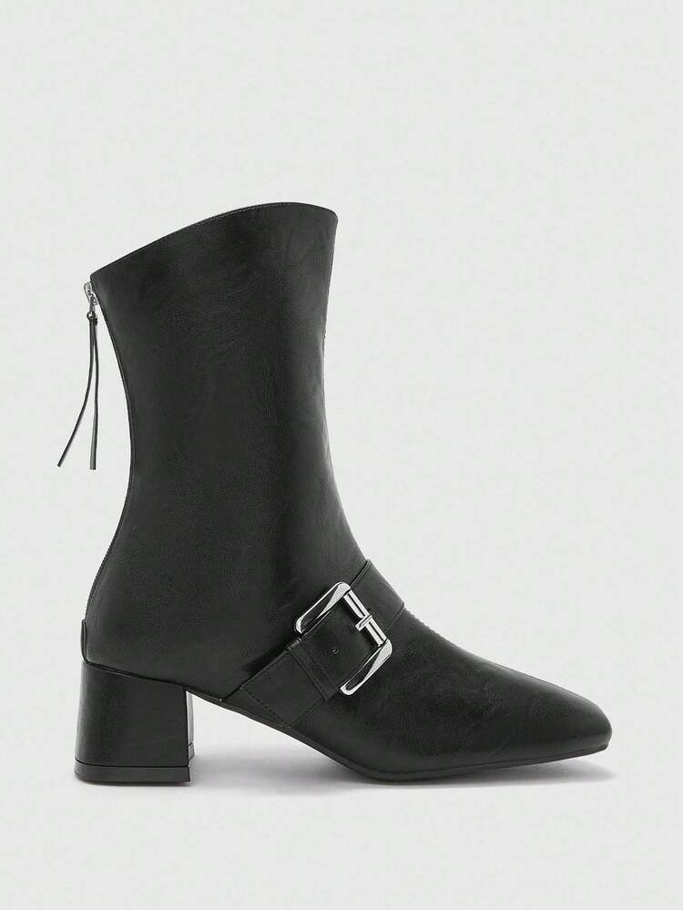 CUCCOO BIZCHIC Women's Fashion High Heel Boots, Suitable For Casual, Commuting, And Daily Wear