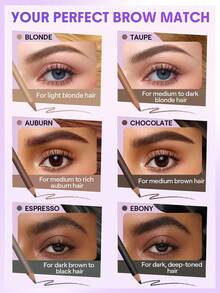 SHEGLAM Fluff Line Eyebrow Pencil-Chocolate Brow Pomade Brand Beauty Makeup Face Paint Cosmetic For Women Girls Perfect For Spring Summer Ideal For Y2K Fancy Fashion Suitable For Birthday Mother'S Day Gift Rave Festival Party Ready Best Color - Chocolate - View 5