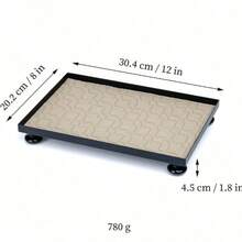 1 件北欧风格皮革珠宝收纳盒、化妆品收纳托盘、家居装饰配件、矩形白色编织皮革盘，适用于客厅、浴室、节日