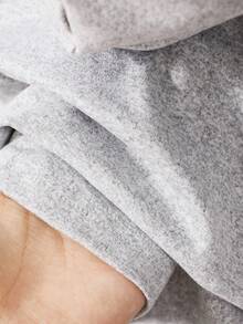 Chaqueta con capucha con estampado de moños para niñas preadolescentes de estilo casual