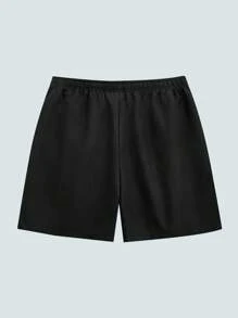 DRIFTMERE 男士休闲纯色条纹图案沙滩百慕大短裤