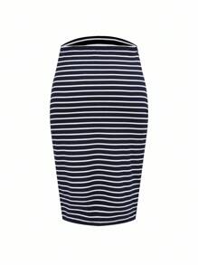 Modmama Adjustable Waist Fitted Maternity Skirt, Casual Everyday Wear