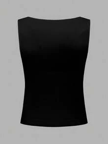 SHEIN Plus Men Solid Shapewear Top