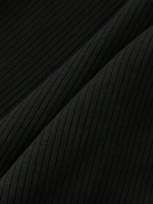 Elamini 1 件女士黑色短裙，适合日常穿着、通勤、返校季、优雅、复古、通勤、二合一褶皱、返校季日常、休闲、学院风 - 黑色 - 查看 6