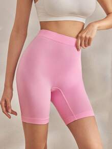 Ocili Pantalones cortos casuales de mujer de unicolor con cintura elástica