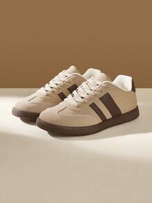 CUCCOO EASI 2024 New Spring Women Retro Casual Sneakers, Versatile Flat White Shoes For Christmas